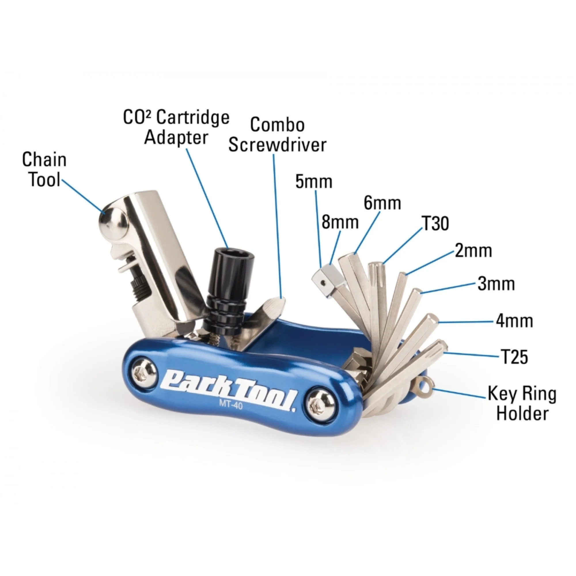 Park Tool MT-40 Multi Tool - Co2 & Chain (MT-40) - Image 3